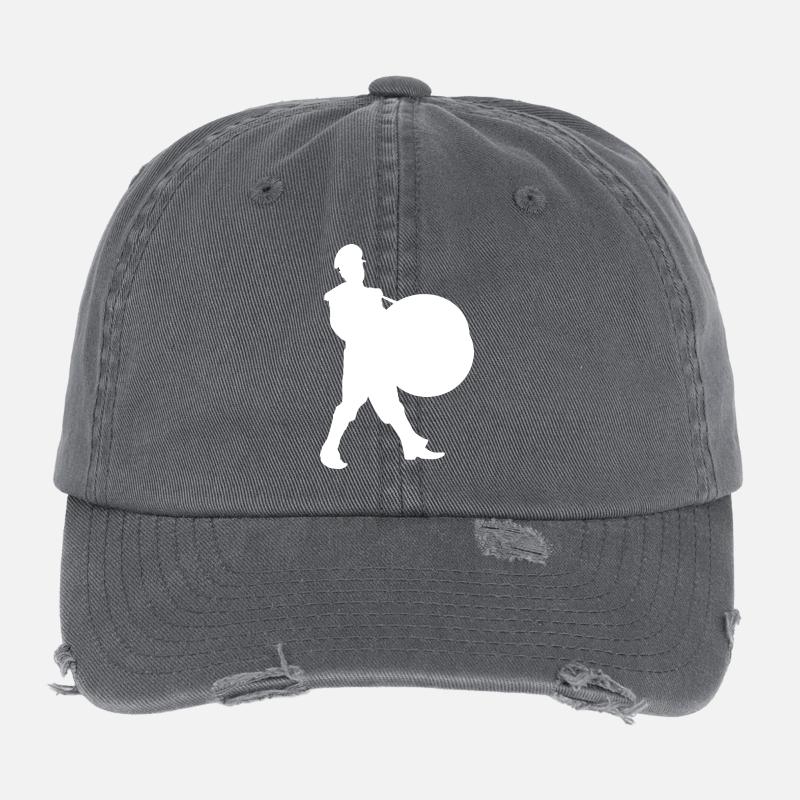 Silhouette du Héros de l’Écran Casquette vintage effet usé Flexfit