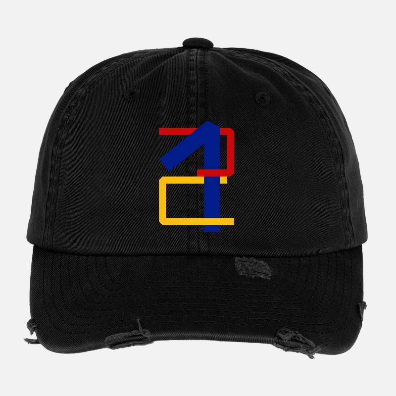Douze angulaires Casquette vintage effet usé Flexfit