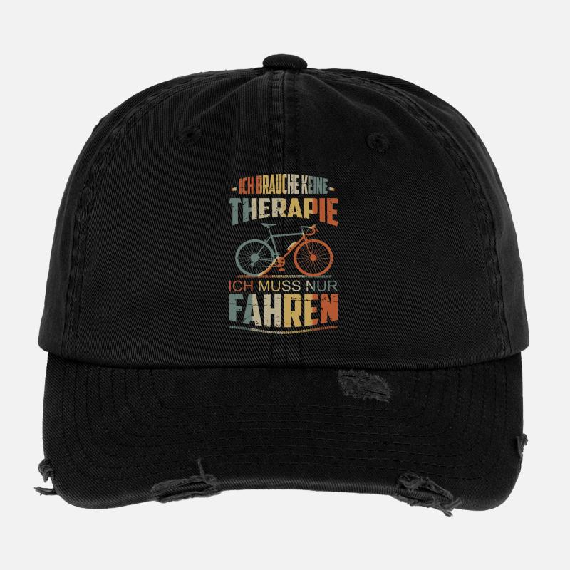 Ich brauche keine Therapie Flexfit Vintage Destroyed Cap