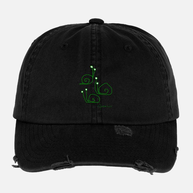 Schneckenmeeting © Chyropterum Innoxius Flexfit Vintage Destroyed Cap