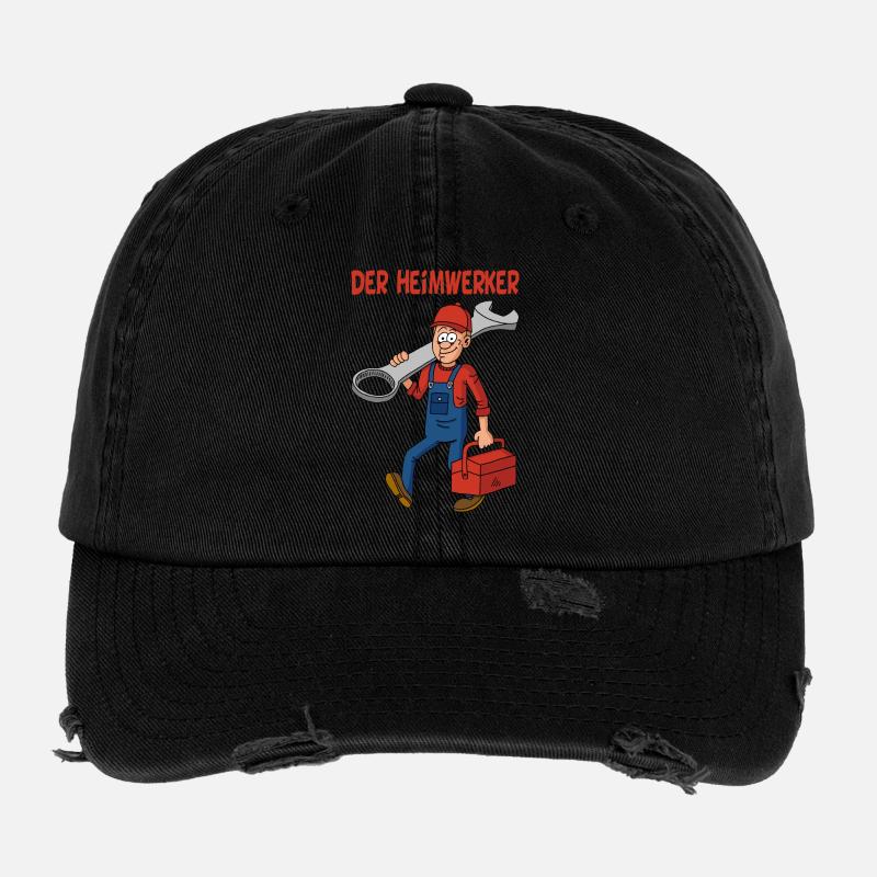 der Heimwerker Flexfit Vintage Destroyed Cap