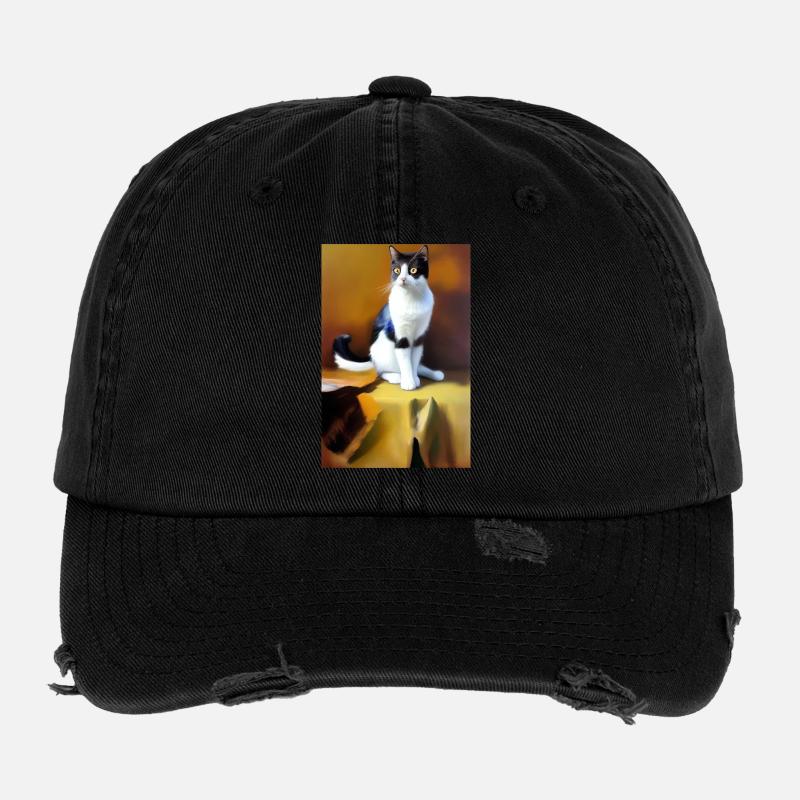 Image du chat Casquette vintage effet usé Flexfit