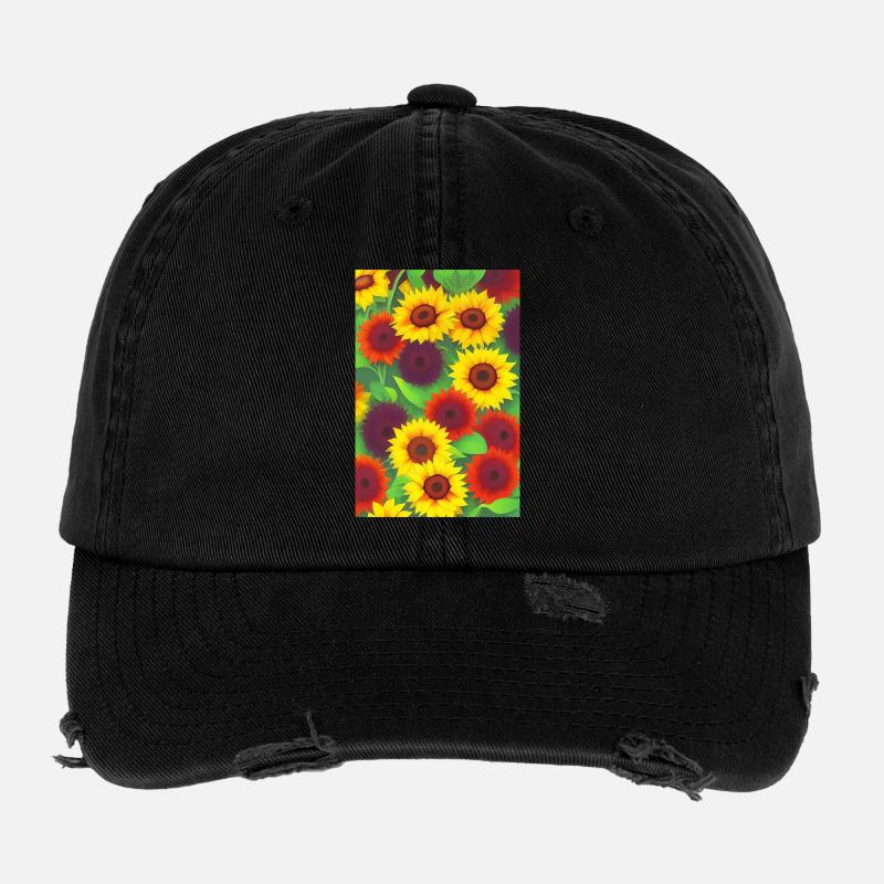 Sunflowers Flexfit Vintage Destroyed Cap