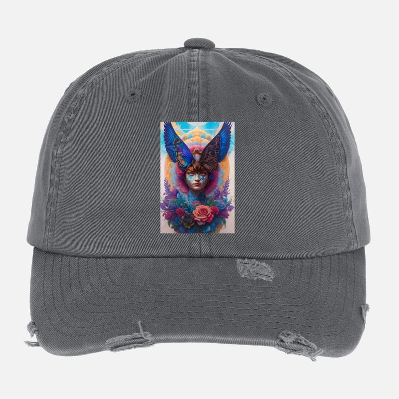 Goddess Flexfit Vintage Destroyed Cap