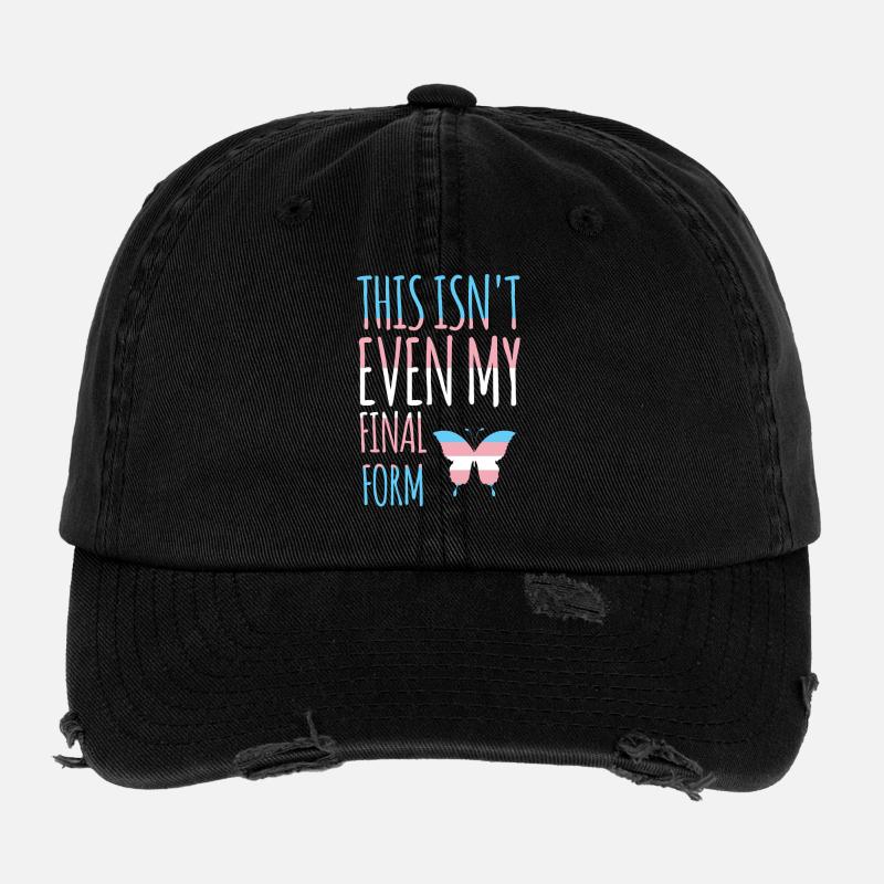LGBT Pride Month - Transgender Flexfit Vintage Destroyed Cap