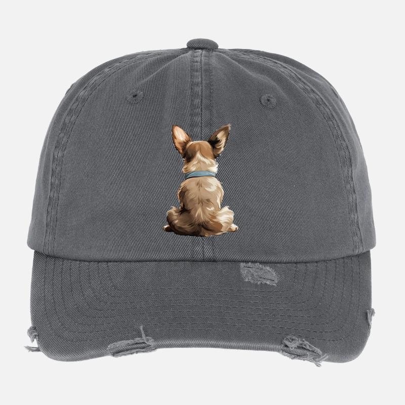 Chihuahua Flexfit Vintage Destroyed Cap