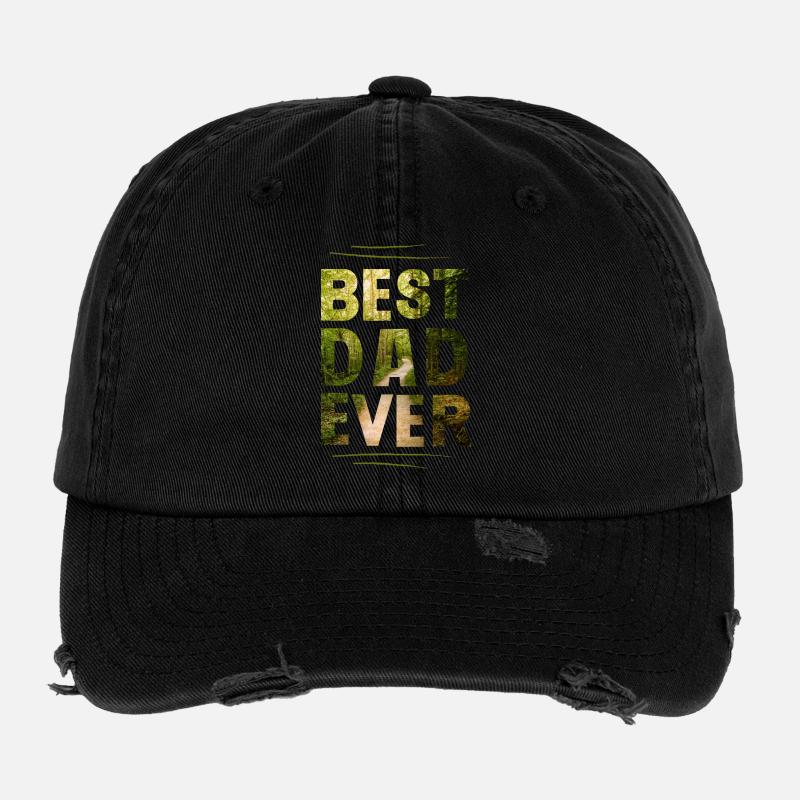 Bester Papa Flexfit Vintage Destroyed Cap