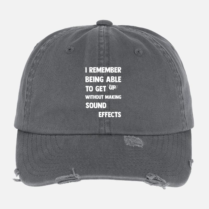 I make sound effects Flexfit Vintage Destroyed Cap