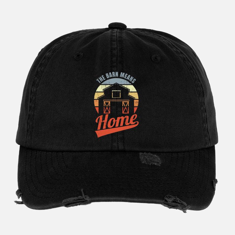 La grange est synonyme de chez-soi Casquette vintage effet usé Flexfit