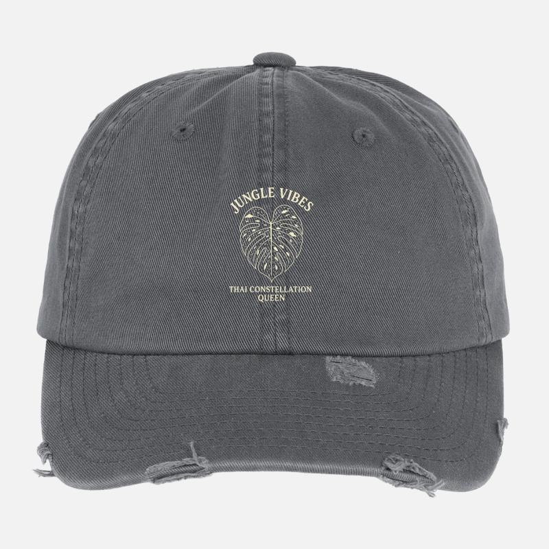 Jungle Vibes Thai Queen Casquette vintage effet usé Flexfit