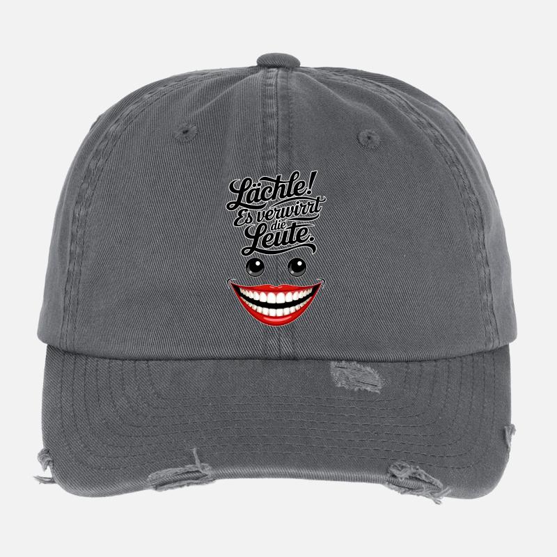 Toujours souriant Casquette vintage effet usé Flexfit