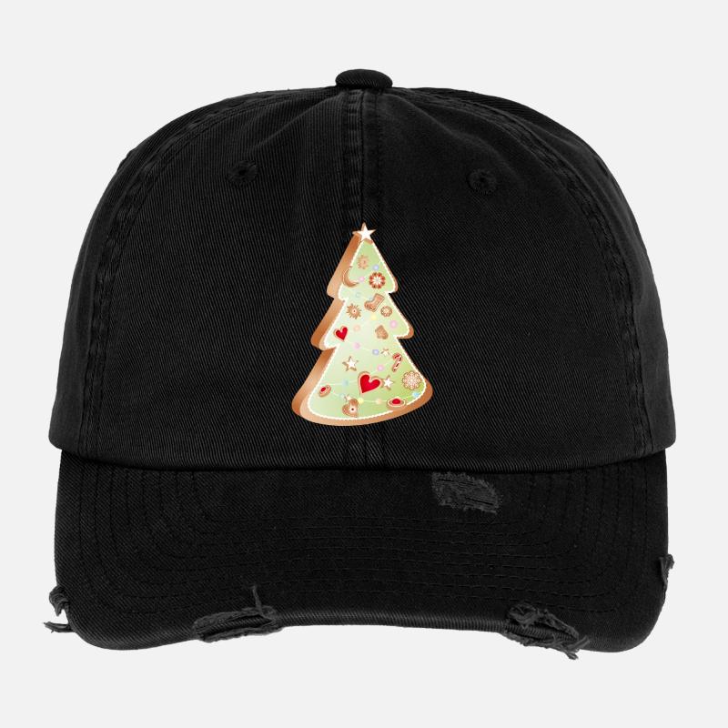 Sapin de Noël en pain d’épice – décoré avec amour Casquette vintage effet usé Flexfit