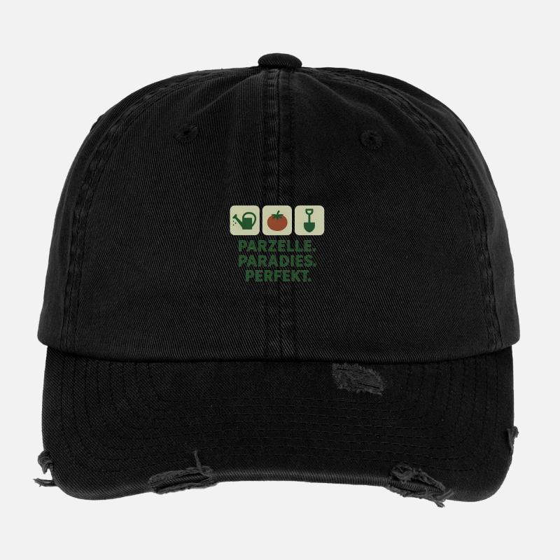 Parzelle Paradies Perfekt Flexfit Vintage Destroyed Cap
