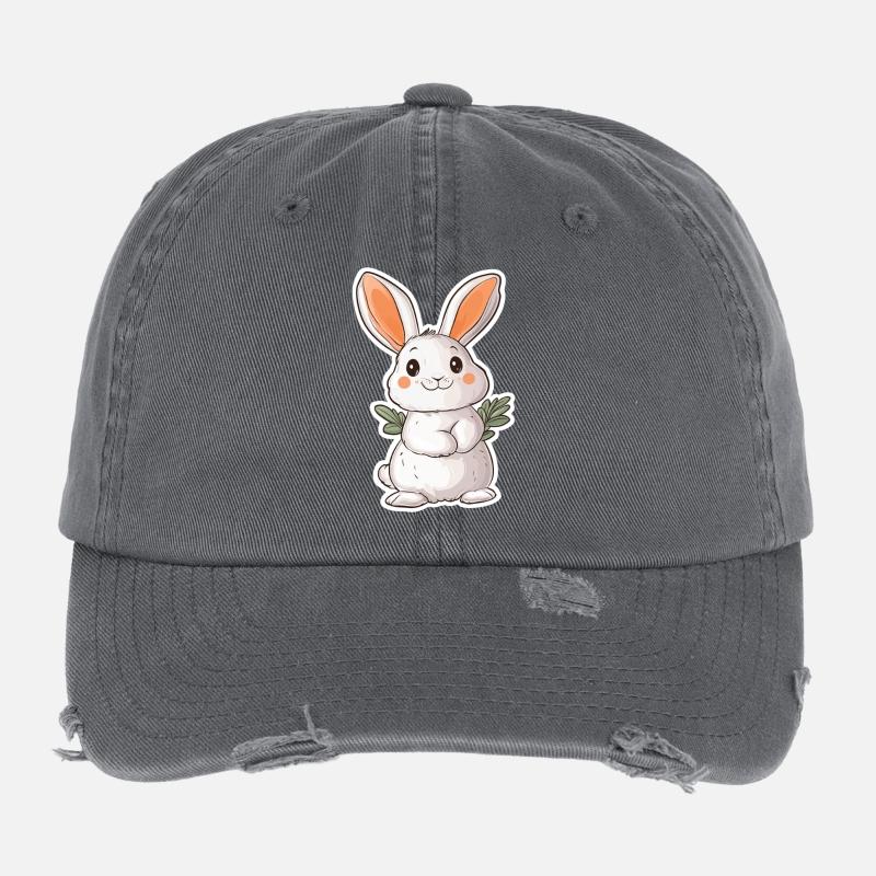 Lièvre Casquette vintage effet usé Flexfit