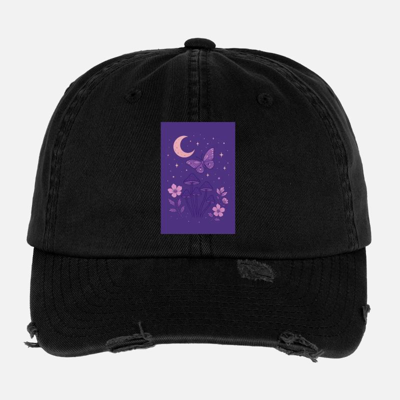 Enchanted Night Flexfit Vintage Destroyed Cap