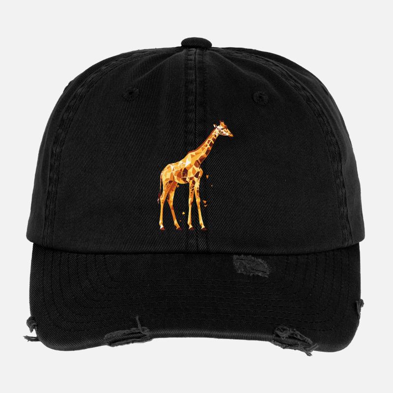 Giraffe_2 Casquette vintage effet usé Flexfit