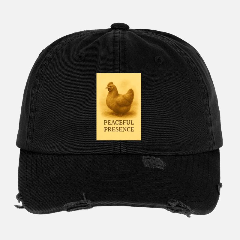 Quiet chicken presence Flexfit Vintage Destroyed Cap