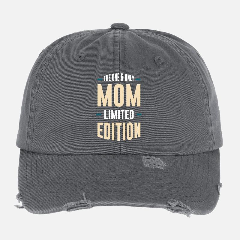 Einzige Mama Limitierte Edition Flexfit Vintage Destroyed Cap