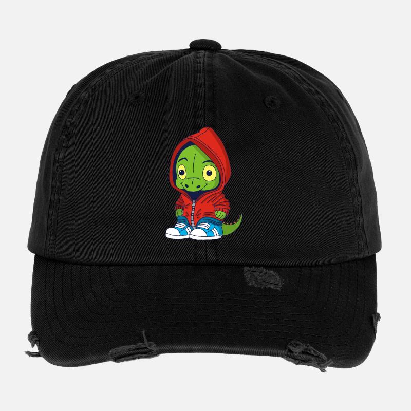 Kleiner städtischer Dinosaurier Flexfit Vintage Destroyed Cap