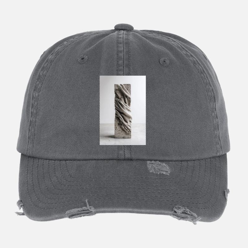 Concrete Vein Twisted Fabric Flexfit Vintage Destroyed Cap