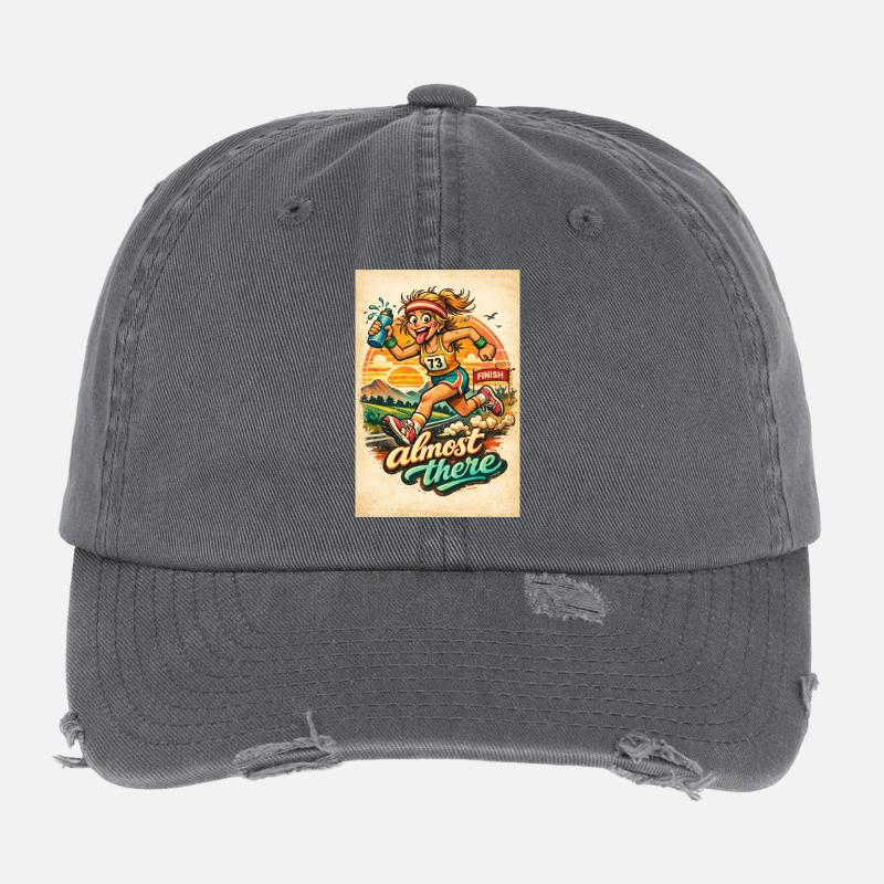 Racing Spirit: Almost There Flexfit Vintage Destroyed Cap