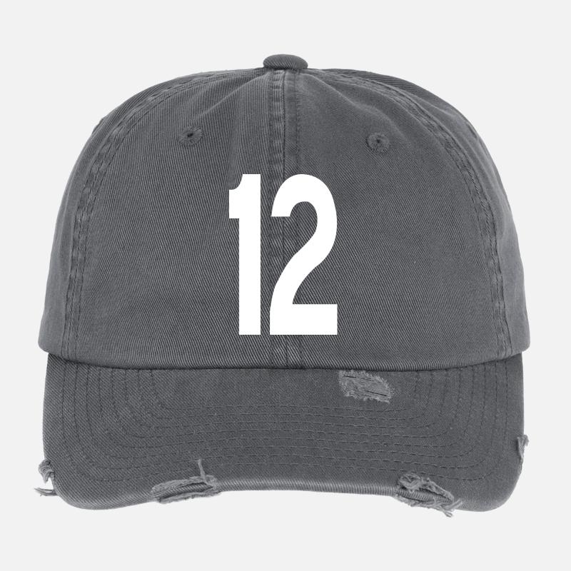 12 Twelve Flexfit Vintage Destroyed Cap