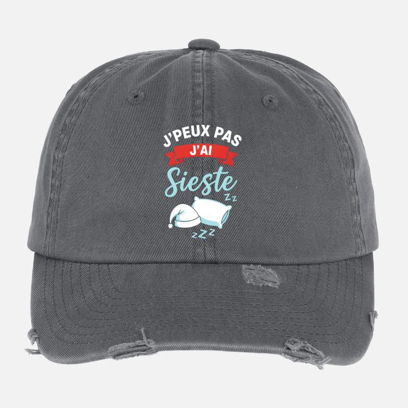 J'ai Sieste: Pause Douceur Casquette vintage effet usé Flexfit