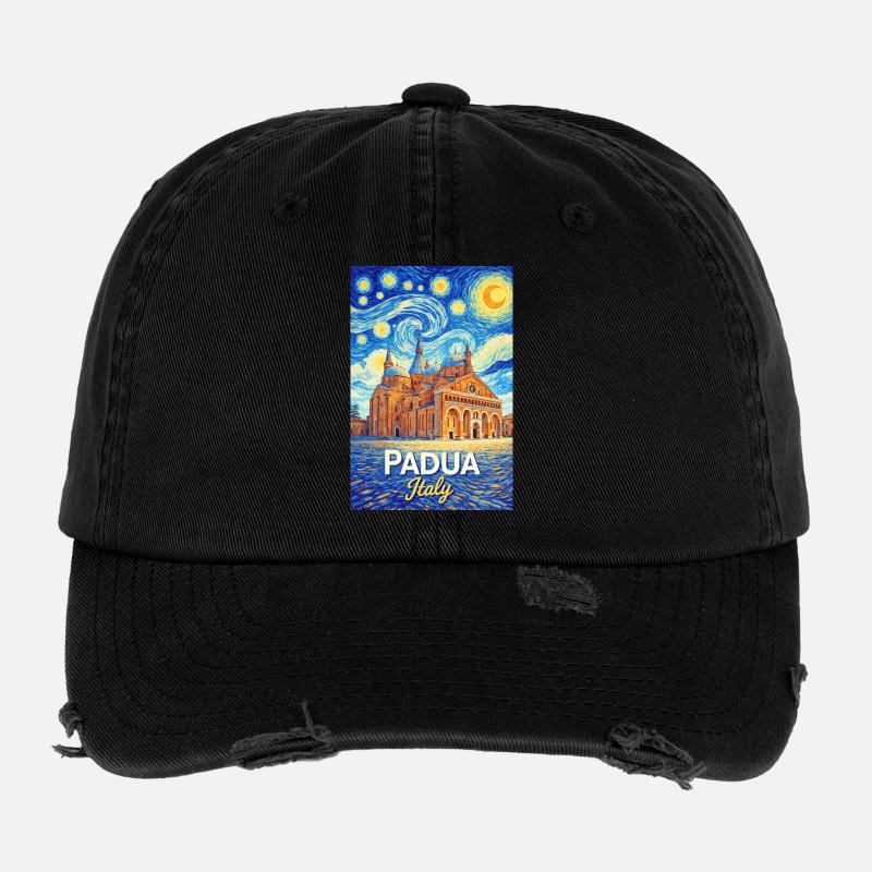 Padua, Italy. Flexfit Vintage Destroyed Cap