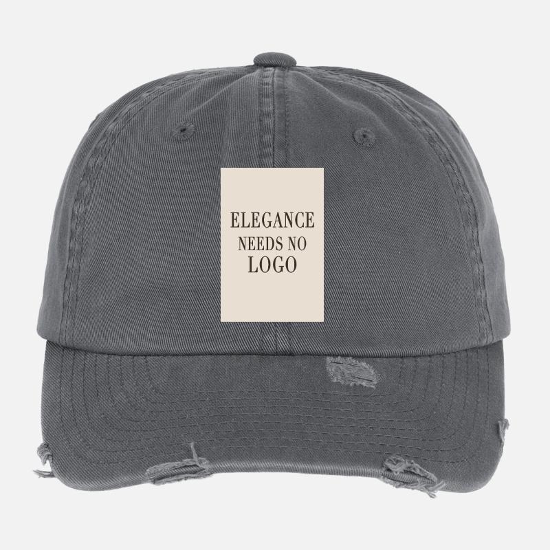 L’élégance n’a pas besoin de logo – un design de luxe discret Casquette vintage effet usé Flexfit