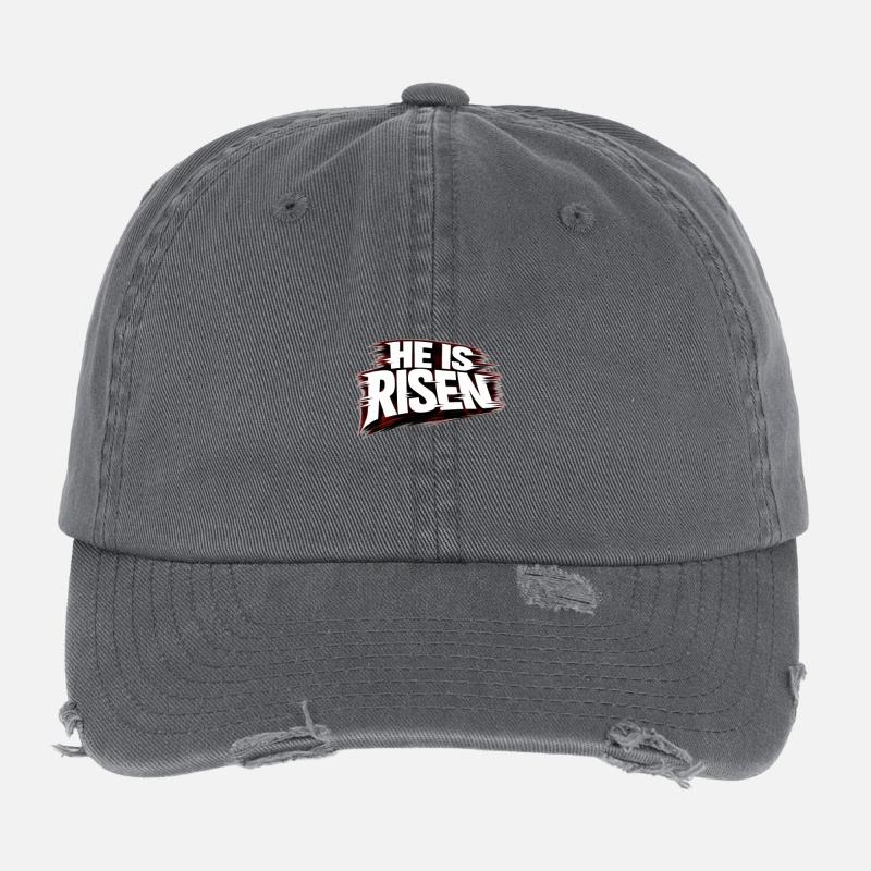 He is Risen Flexfit Vintage Destroyed Cap