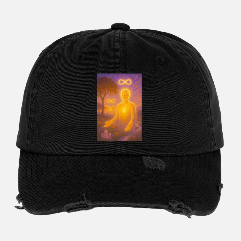 Aura of Infinity Flexfit Vintage Destroyed Cap