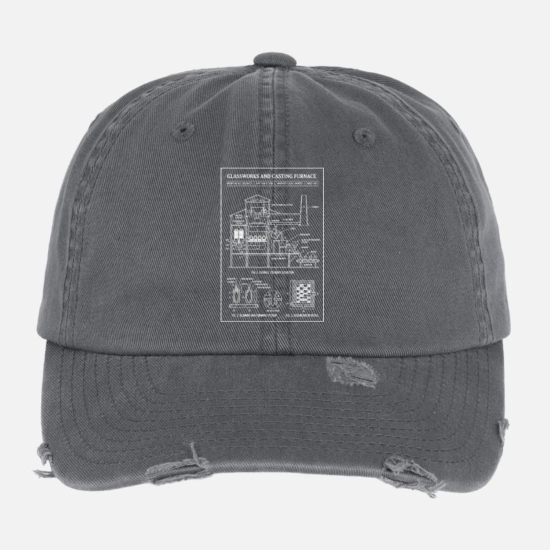 Glaswerk-Bauplan Flexfit Vintage Destroyed Cap