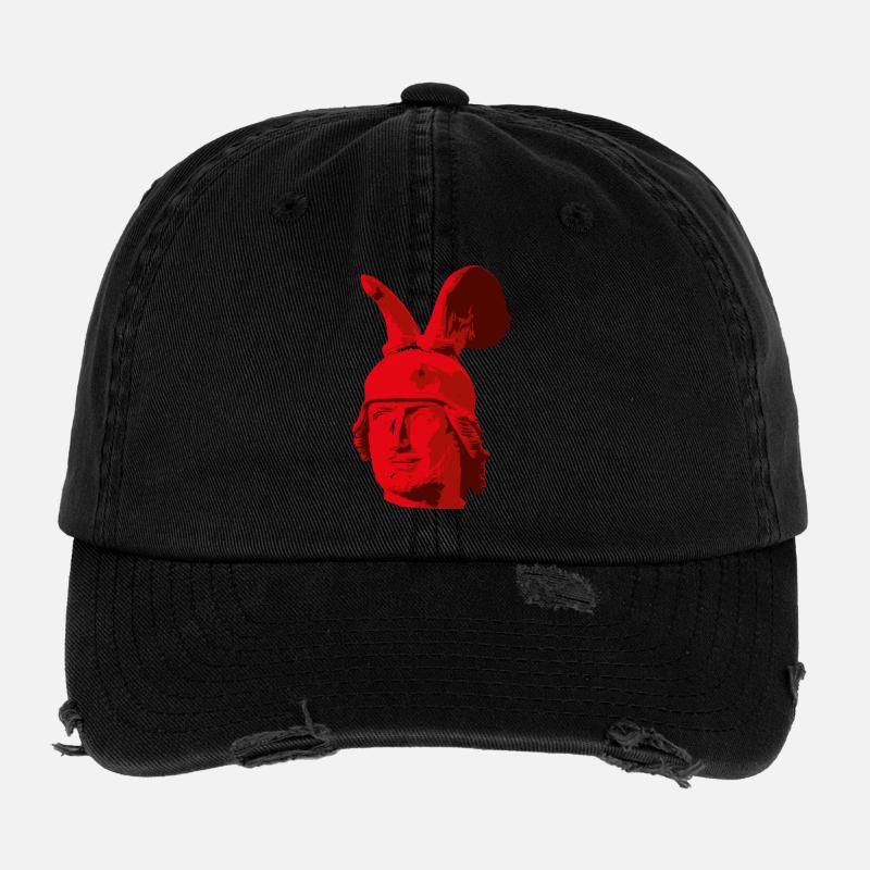 Head of the Hermann Monument Flexfit Vintage Destroyed Cap