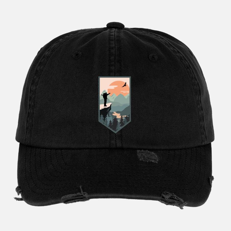 Hiking Flexfit Vintage Destroyed Cap
