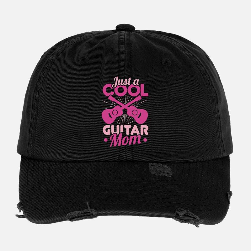 Gitarre Mutter Flexfit Vintage Destroyed Cap