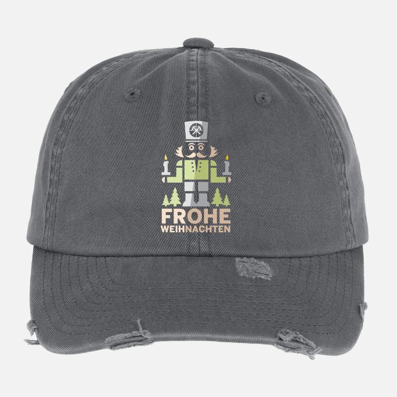 Joyeux Noël Erzgebirge Miner Casse-Noisette Casquette vintage effet usé Flexfit