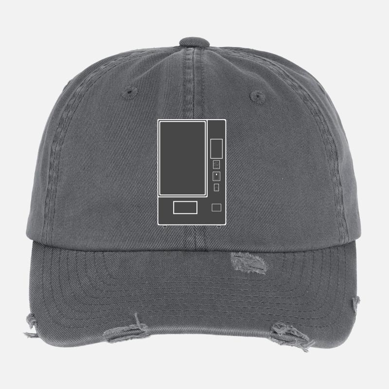 Distributeur automatique de collations Distributeur automatique Casquette vintage effet usé Flexfit