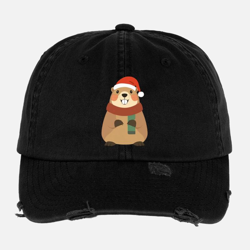 Marmotte avec écharpe Casquette vintage effet usé Flexfit