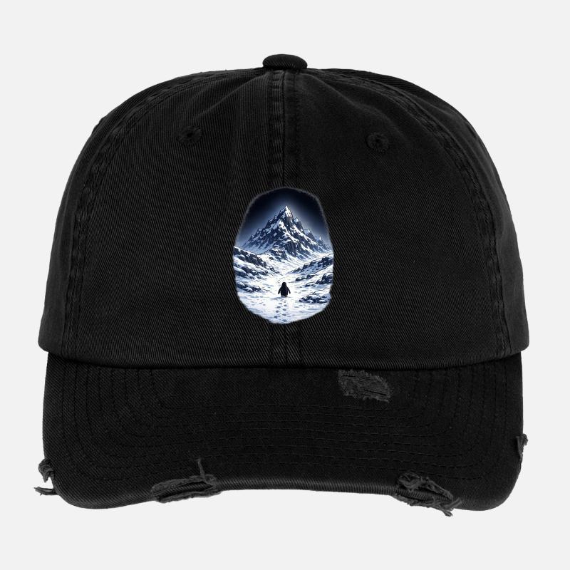 But why Penguin Flexfit Vintage Destroyed Cap