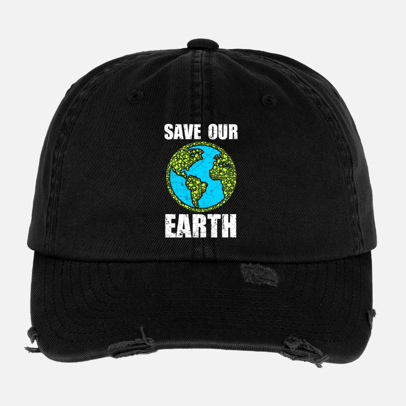 Save our Earth Flexfit Vintage Destroyed Cap