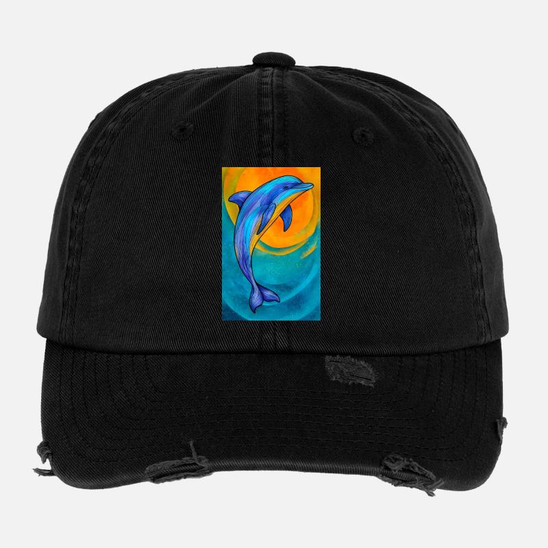 Delfin Flexfit Vintage Destroyed Cap