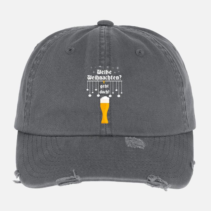 Weiße Weihnachten Flexfit Vintage Destroyed Cap