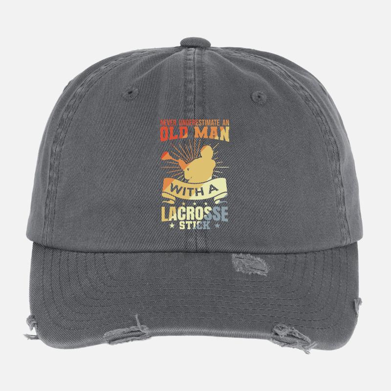 Lacrosse Großvater Flexfit Vintage Destroyed Cap