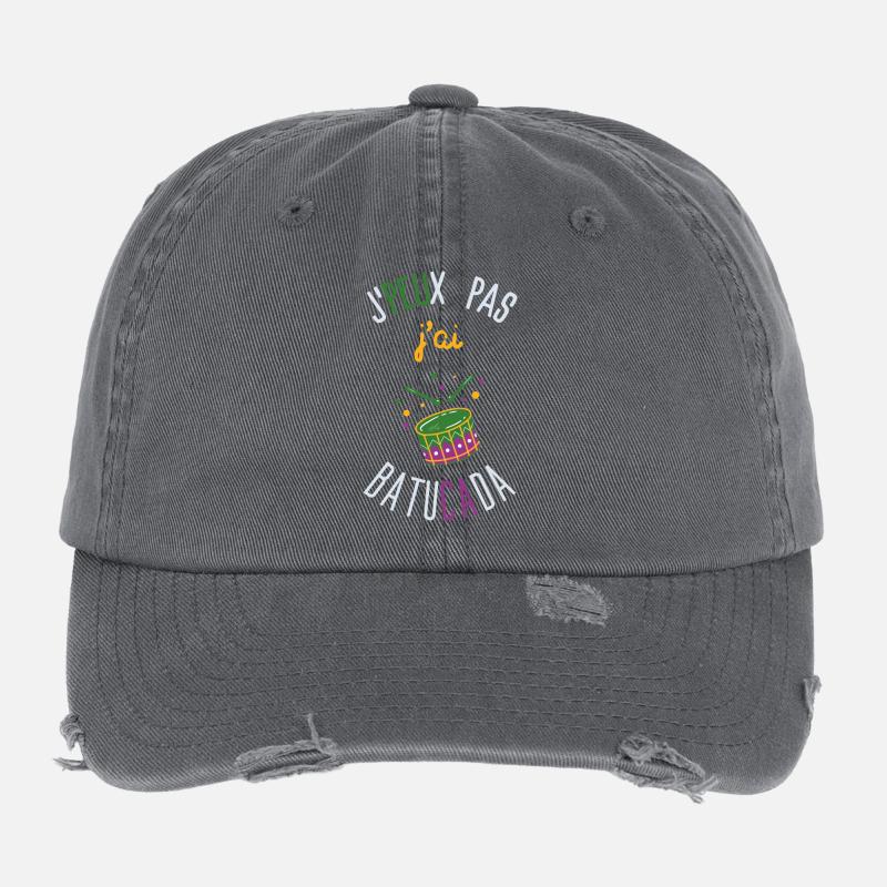 J peux pas j ai batucda Casquette vintage effet usé Flexfit