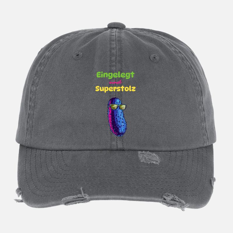 Eingelegt und Superstolz Flexfit Vintage Destroyed Cap