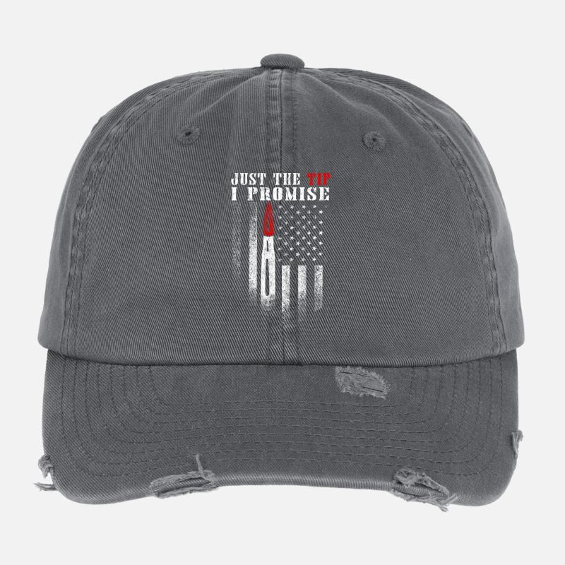 Juste le conseil Drapeau des États-Unis Casquette vintage effet usé Flexfit
