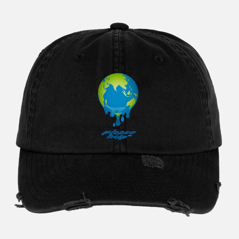 Globe fondant Casquette vintage effet usé Flexfit