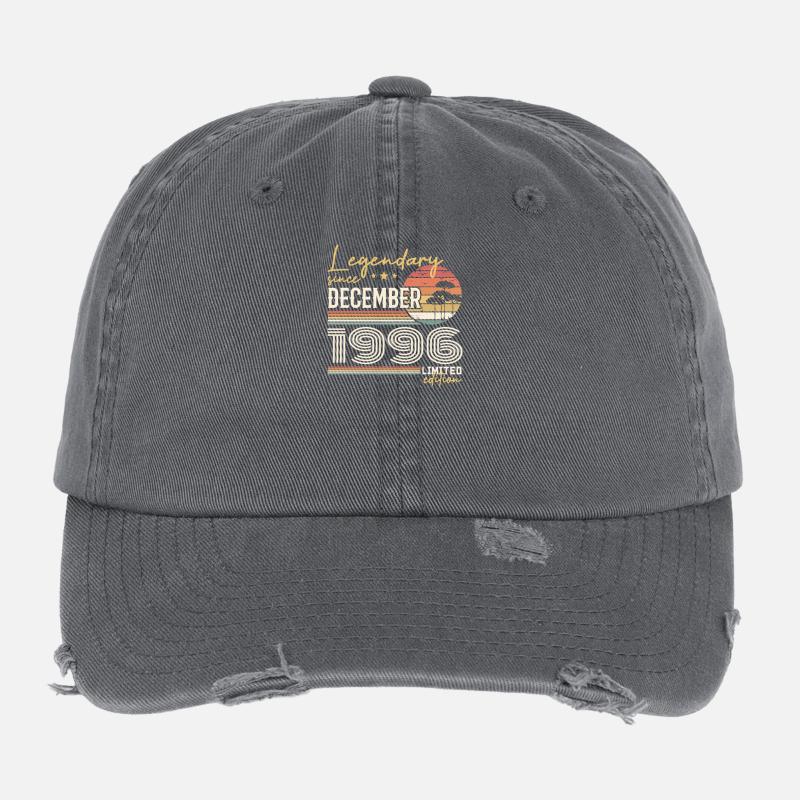 December 1996 29th Anniversary Gift Flexfit Vintage Destroyed Cap