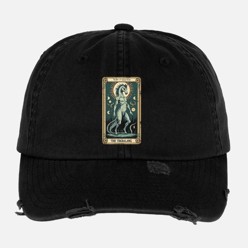 Les créatures mythologiques de Tikbalang Casquette vintage effet usé Flexfit