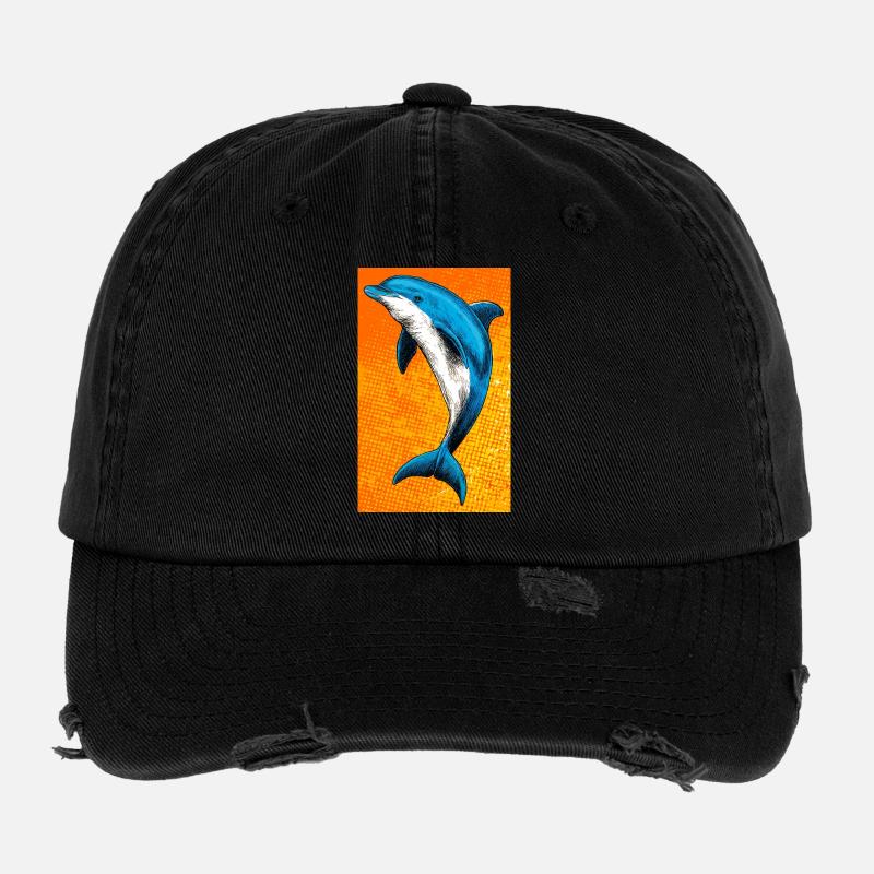 Delfin Flexfit Vintage Destroyed Cap